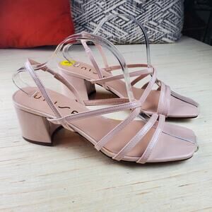 UNISA | Strappy | Beige |  Chunky Heel Sandals | Size 9